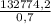 \frac{132774,2}{0,7}