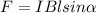 F = IBlsin \alpha