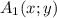 A_{1}(x;y)