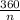 \frac{360}{n}