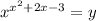 x^{x^2+2x-3}=y