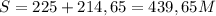 S = 225 +214,65 = 439,65M