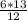 \frac{6*13}{12}