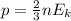 p= \frac{2}{3} nE_{k}