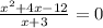 \frac{x^2 +4x -12}{x+3} = 0