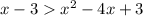 x-3x^2-4x+3