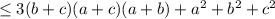 \leq 3(b+c)(a+c)(a+b)+a^2+b^2+c^2