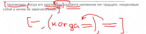 Разберите спп полностью со ! незнакомец, когда его разглядели, оказался человеком лет тридцати, некр