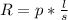 R=p* \frac{l}{s}