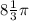 8\frac{1}{3} \pi