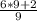 \frac{6*9+2}{9}