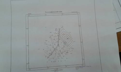 Составить план местности по любой картинке масштаб 1: 10000