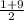 \frac{1 + 9}{2}