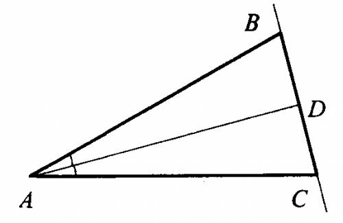 Как построить подобный треугольник по двум углам и биссектрисе третьего угла?
