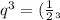 q^3=(\frac{1}{2}_^3