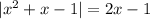 |x^2+x-1|=2x-1\\&#10;