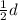 \frac{1}{2}d