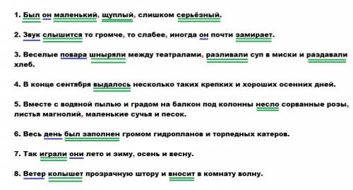 Подчеркнуть однородные члены ( подлежащие, сказуемое, дополнение и т.д 1. был он маленький щуплый сл