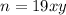 n=19xy