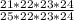 \frac{21*22*23*24}{25*22*23*24}