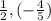 \frac{1}{2}, (- \frac{4}{5} )