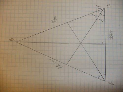 Постройте равнобедренный треугольник, боковая сторона которого имеет длину, равную 12 см, а основани