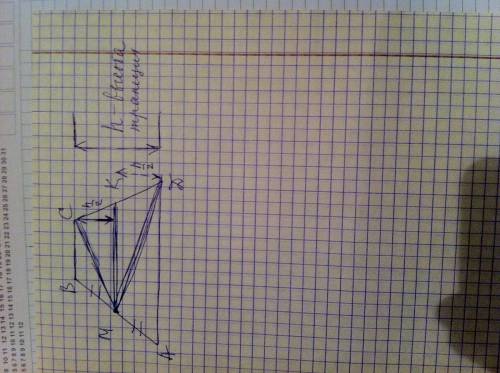 Много ! точка м является серединой боковой стороны ав трапеции abcd. найдите площадь трапеции, если