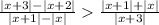 \frac{|x+3|-|x+2|}{|x+1|-|x|} \frac{|x+1|+|x|}{|x+3|}\\\\&#10;