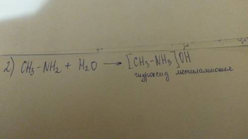 Напишите уравнения реакций между: а) анилином и соляной кислотой б) метиламином и водой в) анилином