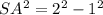 SA^{2} = 2^2-1^2