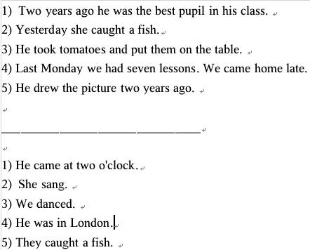 Перепиши предложения, раскрывая скобки. 1) two years ago he……(to be) the best pupil in his class. 2)