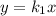 y=k _{1}x