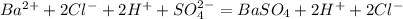 Ba^{2+}+2Cl^-+2H^++SO_4^{2-}=BaSO_4+2H^++2Cl^-