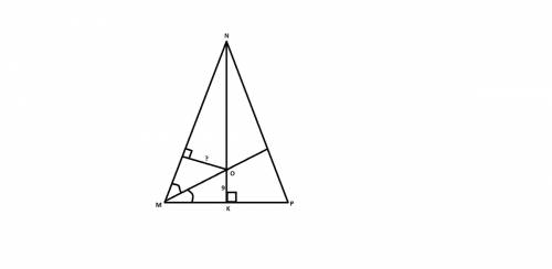 Решение не нужно,нарисуйте рисунок ! заранее приогромное в остроугольном треугольнике mnp биссектрис