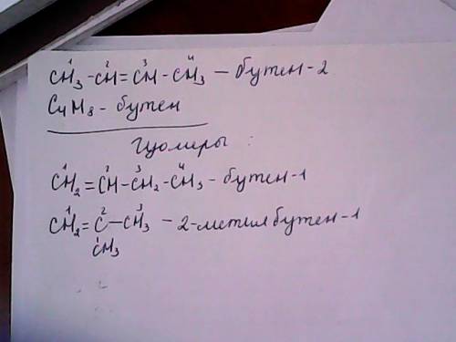 Для вещества ch3-ch=-(тройная связь)ch-ch3 написать формулу изомера и гамолога
