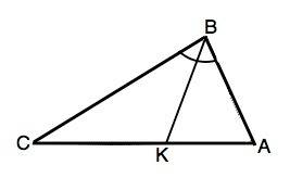 Втреугольнике авс вк-биссектриса. сравните отрезки вс и ск.