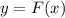 y=F(x)