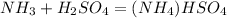 NH_{3}+H_{2}SO_{4}=(NH_{4})HSO_{4}