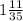 1 \frac{11}{35}