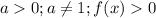 a0;a \neq 1; f(x)0