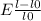 E\frac{l-l0}{l0}