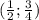 (\frac{1}2;\frac{3}4)