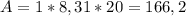 A= 1*8,31*20=166,2