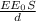 \frac{E E_{0}S }{d}