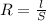 R= \frac{l}{S}