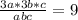 \frac{3a*3b*c}{abc}=9