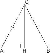 Втреугольнике abc cosa=4√41/41, ac=bc, ab=24. найдите высоту ch.