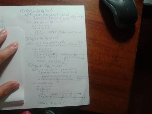 Lg(2x-3)> lg(x+1) lg(3x-7)< _lg(x+1) log0,5 x> log2 (3-2x) lg x+lg(x-1)