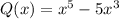 Q(x)=x^5-5x^3