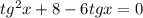 tg^2x+8-6tgx=0